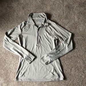 Gray Under Armour Semi-Fitted Quarter Zip